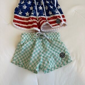 Binky bro- board shorts 12 months